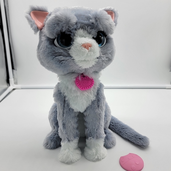 Hasbro Toys Hasbro Furreal Friends Cat Bootsie Gray Interactive